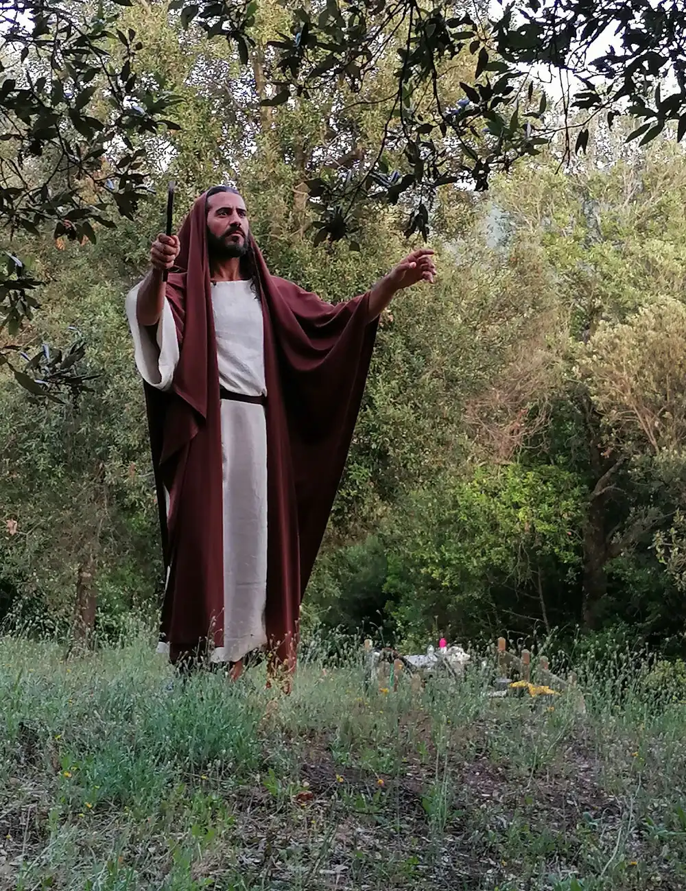 001. Etruscan stage costume for documentary
