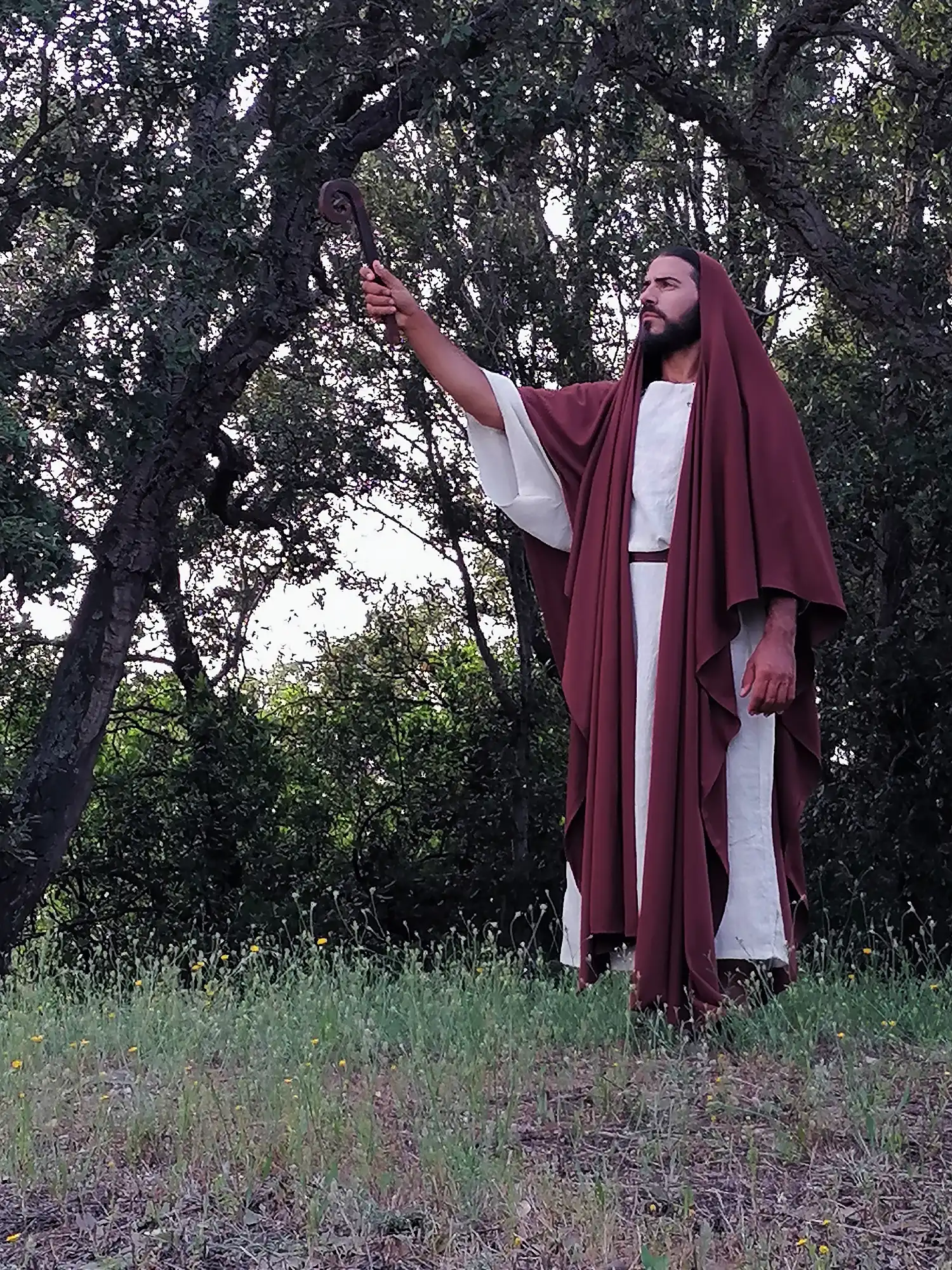 001. Etruscan stage costume for documentary