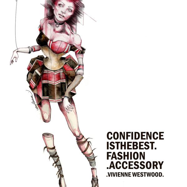 301. Fashion illustration - Vivienne Westwood